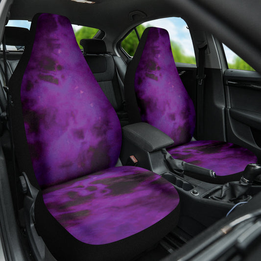 Purple Tie Dye Grunge Car Seat Covers Car Accessories Style 2 211401