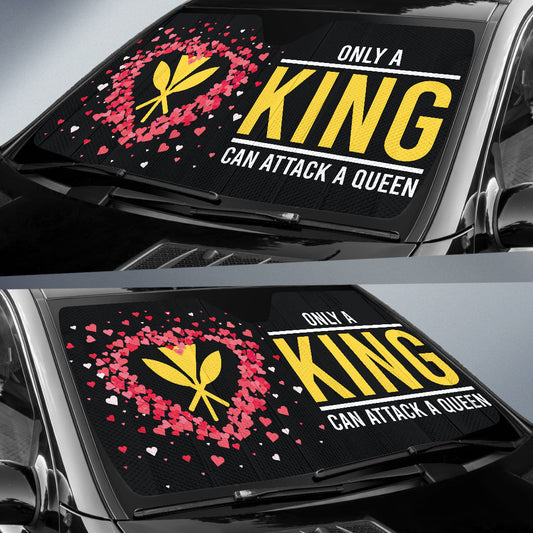 Hawaiian Kanaka Maoli Valentine King Car Auto Sun Shades 212301