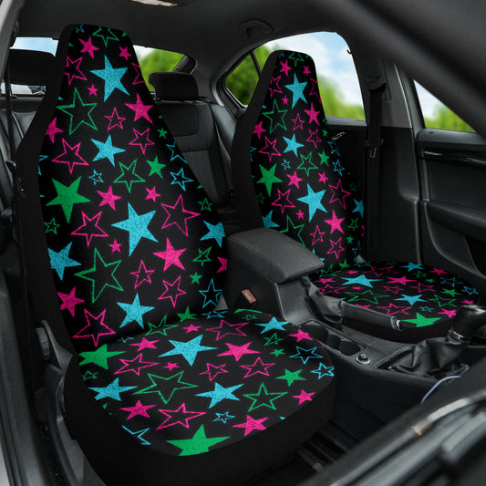 Stars Colorful Car Seat Covers 210302