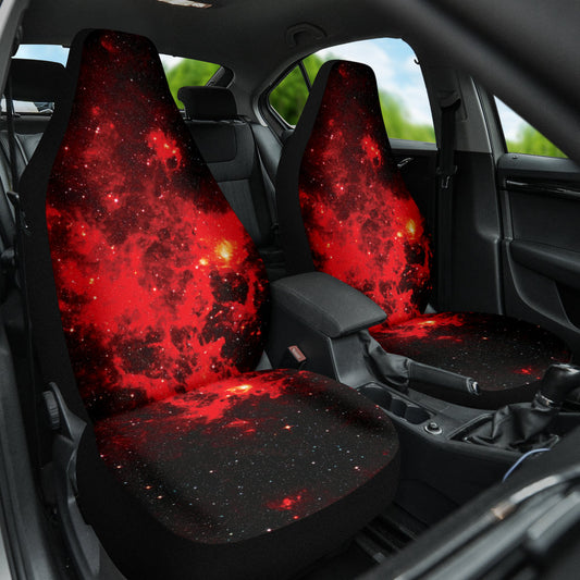 Red Galaxy Car Seat Covers 210101