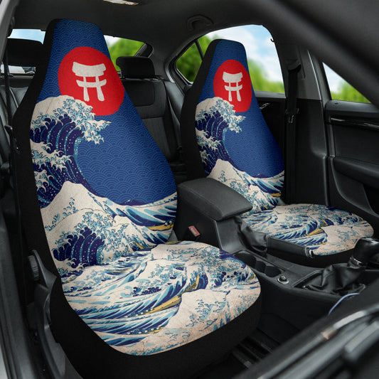 Japan Waves Art Gift Car Seat Covers 212801