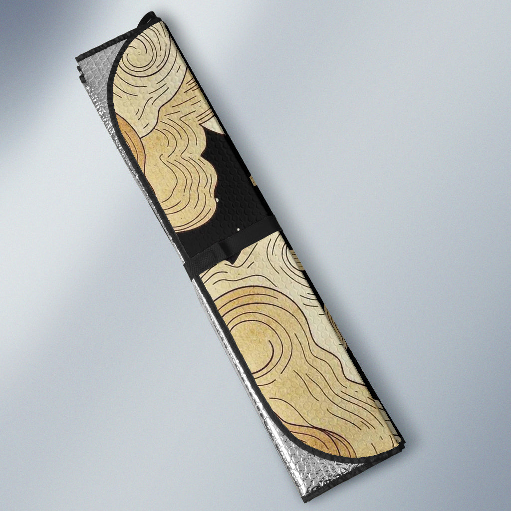 Sun Moon Yellow Magical Car Auto Sun Shades Style 1 210402