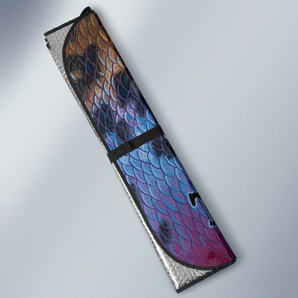 Trout Fish Hook Printing Car Auto Sun Shades 211201