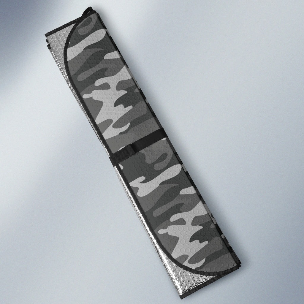 Grey Camouflage Car Auto Sun Shades 211401