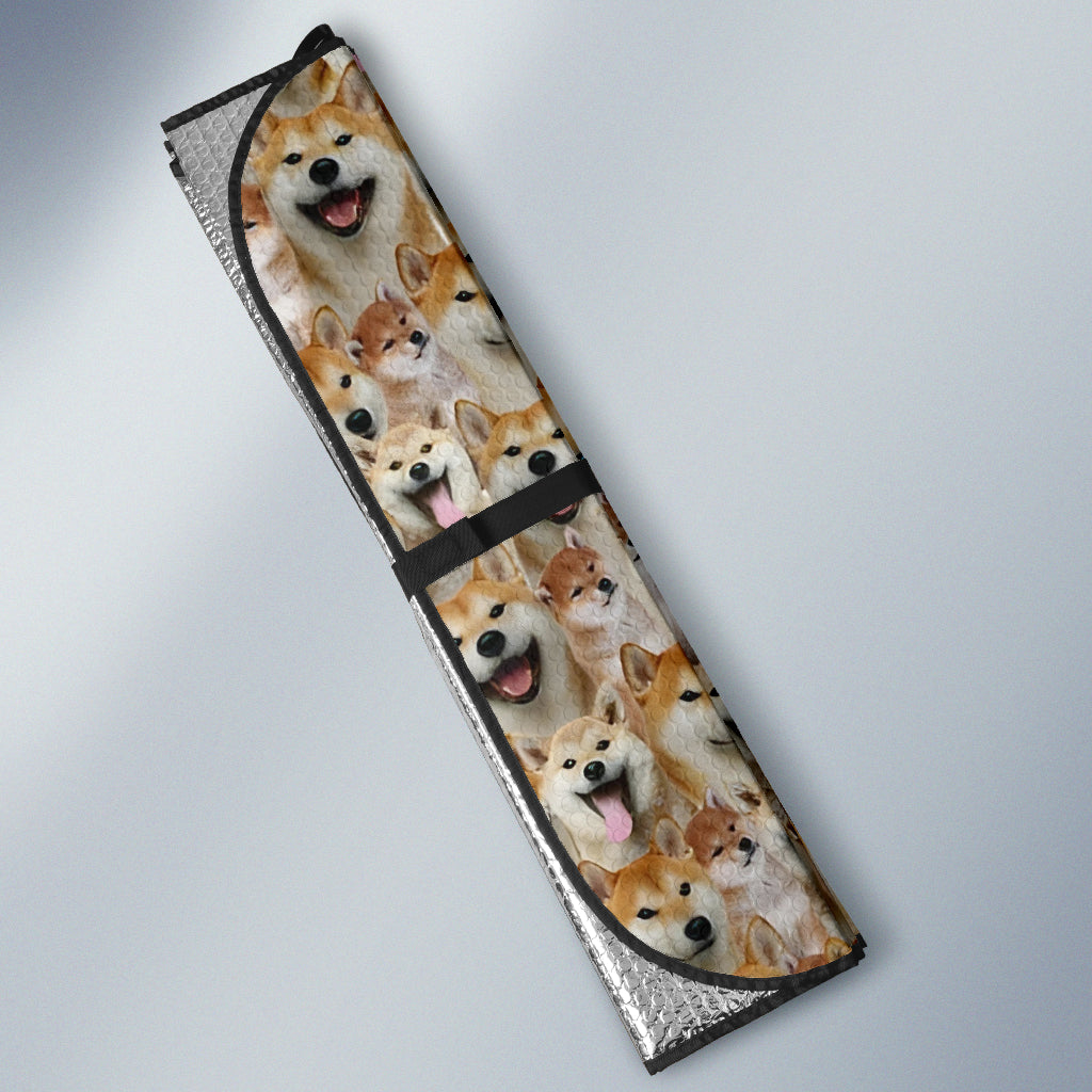 Shiba Inu Full Face Car Auto Sun Shade 211302