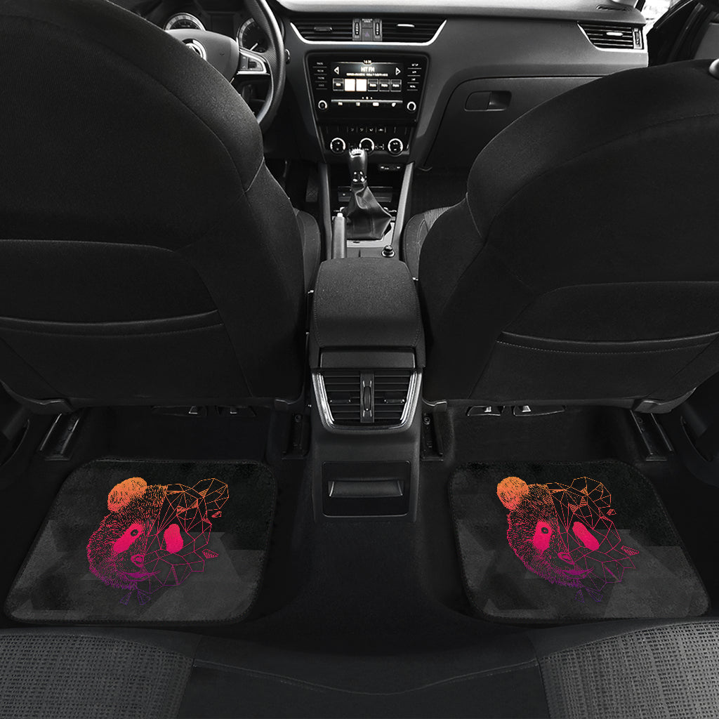 Awesome Poly Panda Design Car Floor Mats 211106