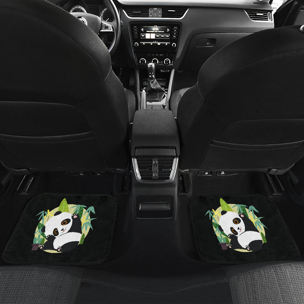 Rustic Panda Design Car Floor Mats 211106