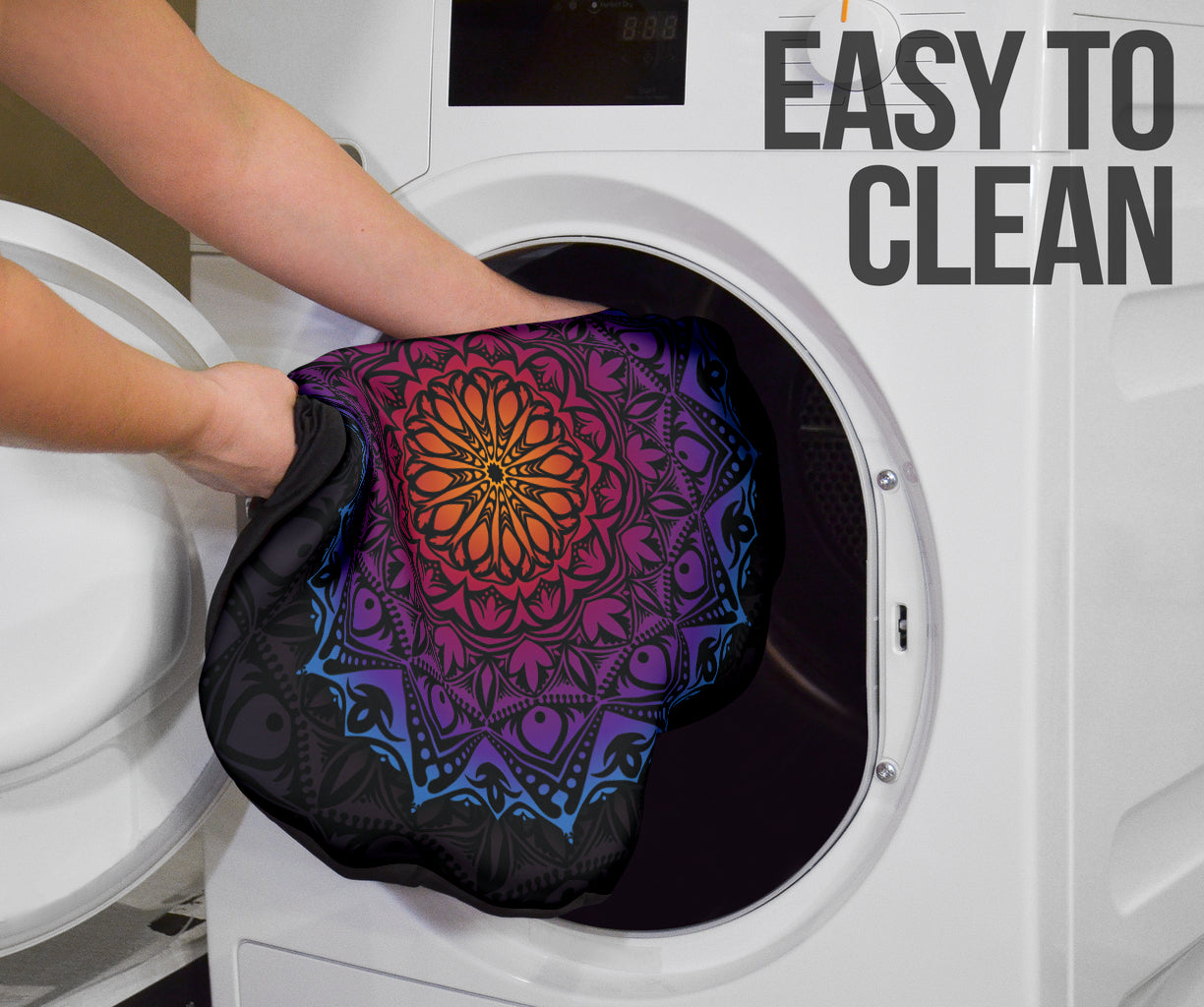 Purple Mandala Circle Car Seat Covers 212401