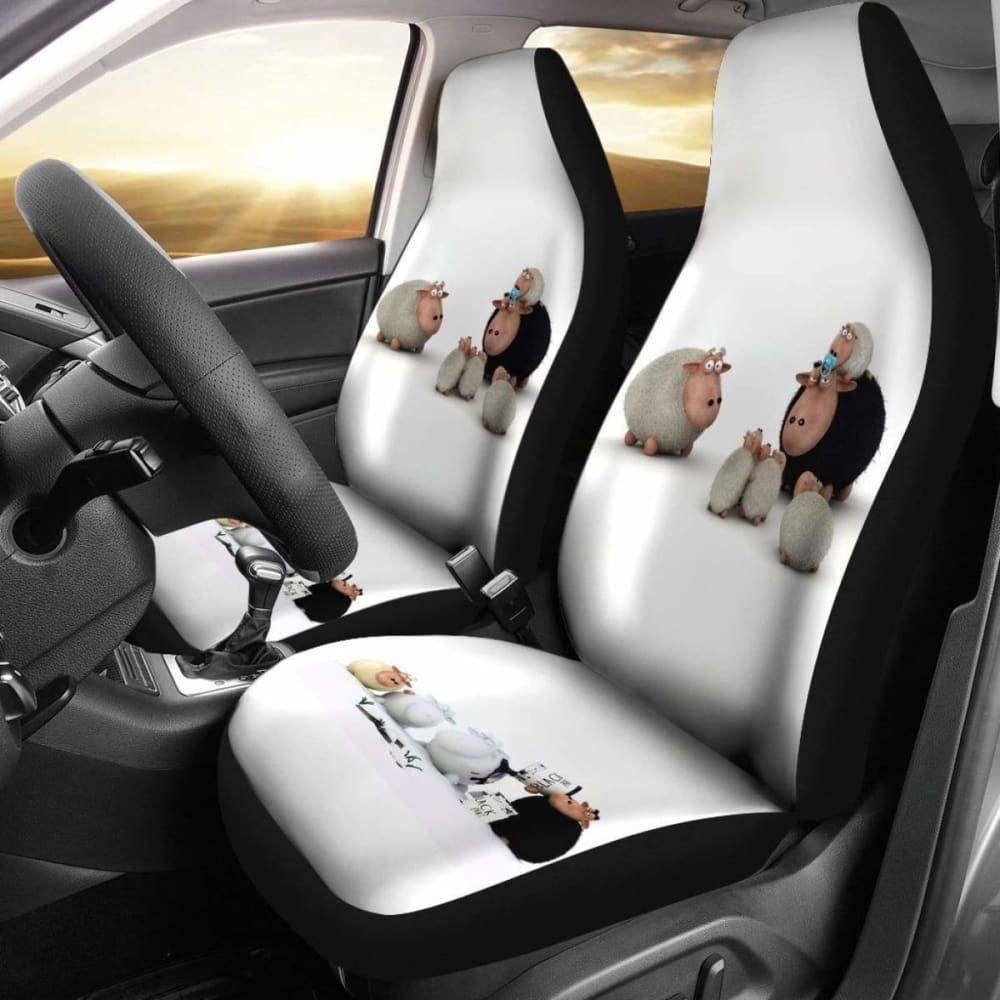 Funny Black Sheep Of The Family Car Seat Covers 3 194013 - YourCarButBetter