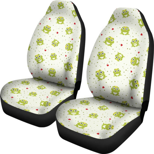 Funny Frog Car Seat Covers 211507 - YourCarButBetter