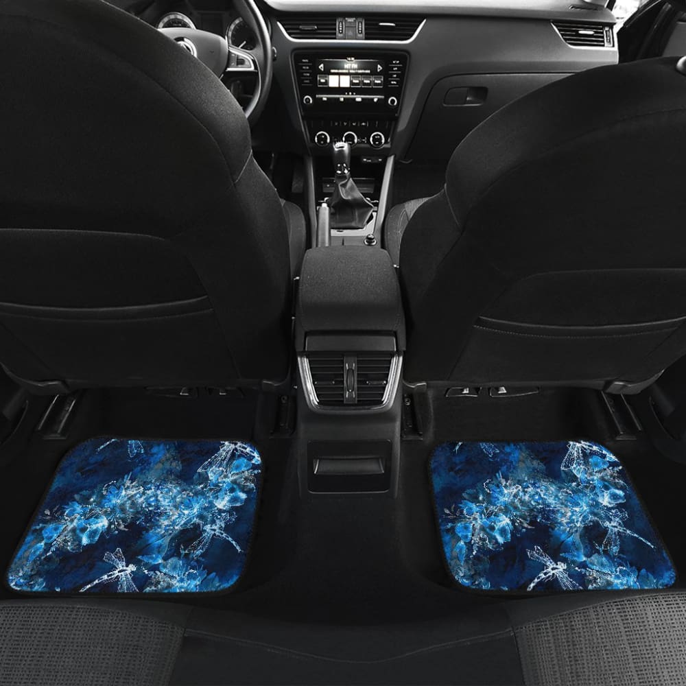 Galaxy Of Dragonfly Car Floor Mats 210302 - YourCarButBetter