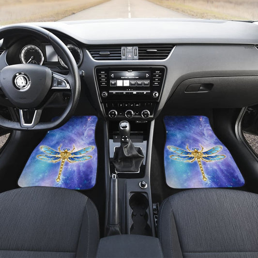 Galaxy Of Dragonfly Car Floor Mats 211802