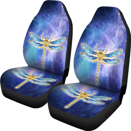 Galaxy Of Dragonfly Car Seat Covers 211802