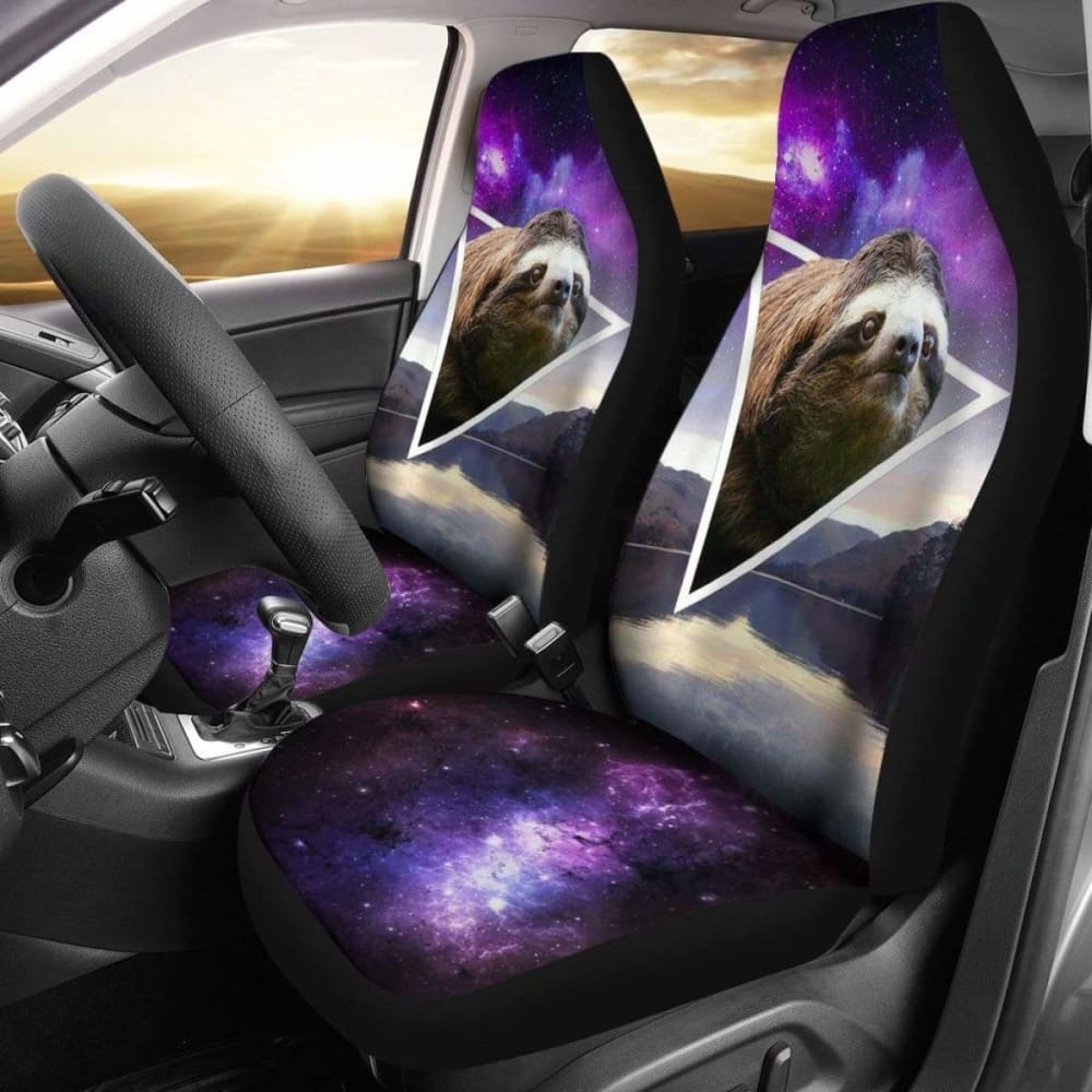 Galaxy Of Sloth Car Seat Covers 144902