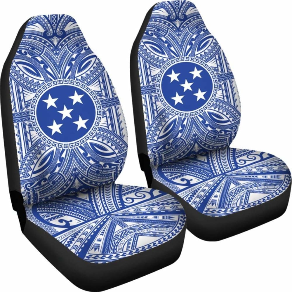Gambier Islands Car Seat Cover - Gambier Islands Coat Of Arms Polynesian Flag Color 105905 - YourCarButBetter