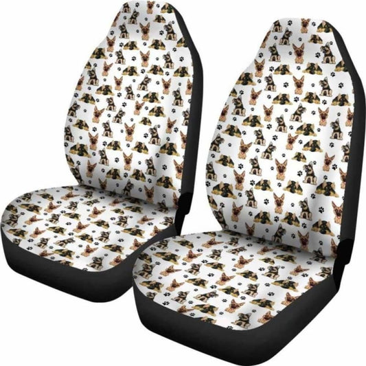 German Shepherd Car Seat Covers (Set of 2) 091706