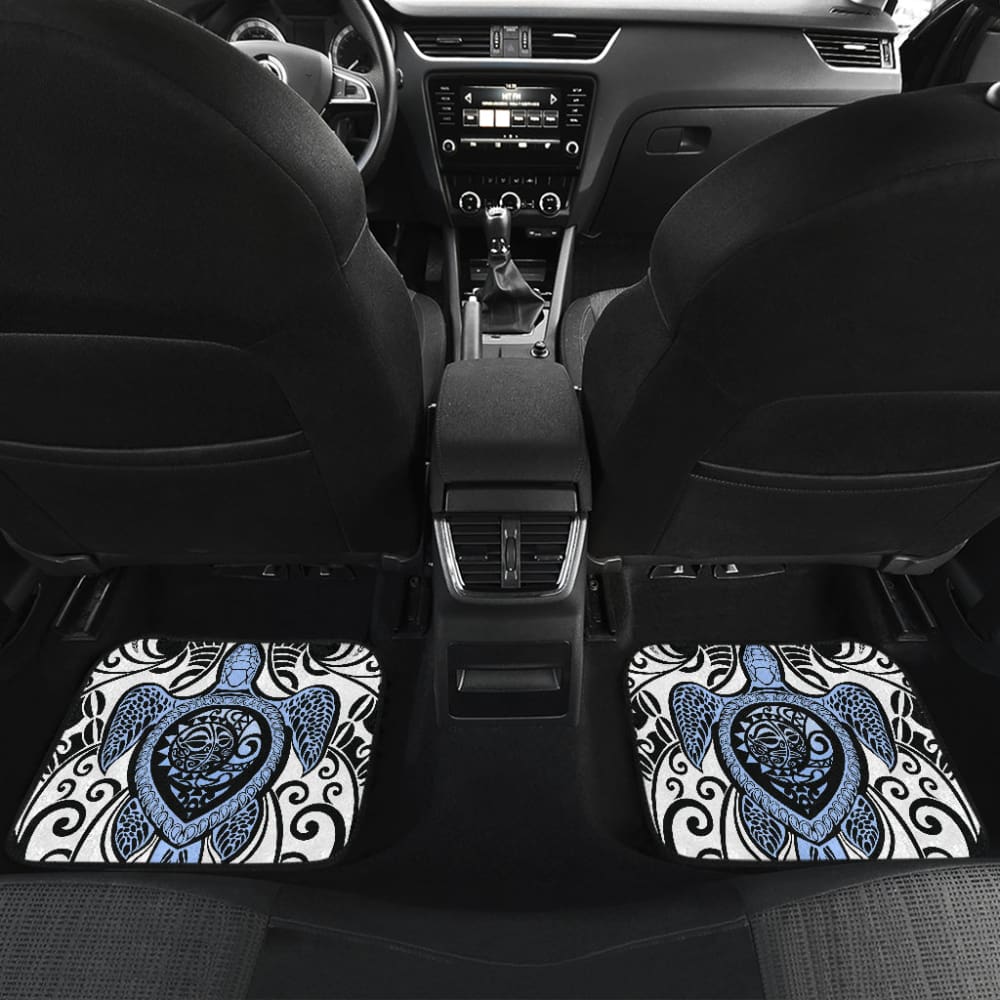 Gift Ideas Kanaka Maoli Hawaiian Polynesian Tattoo Turtle Car Floor Mats 210501 - YourCarButBetter