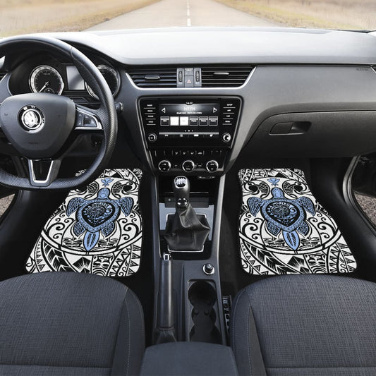 Gift Ideas Kanaka Maoli Hawaiian Polynesian Tattoo Turtle Car Floor Mats 210501 - YourCarButBetter