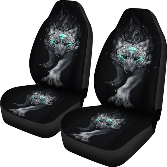 Gray Wolf Native Car Seat Covers 093223 - YourCarButBetter