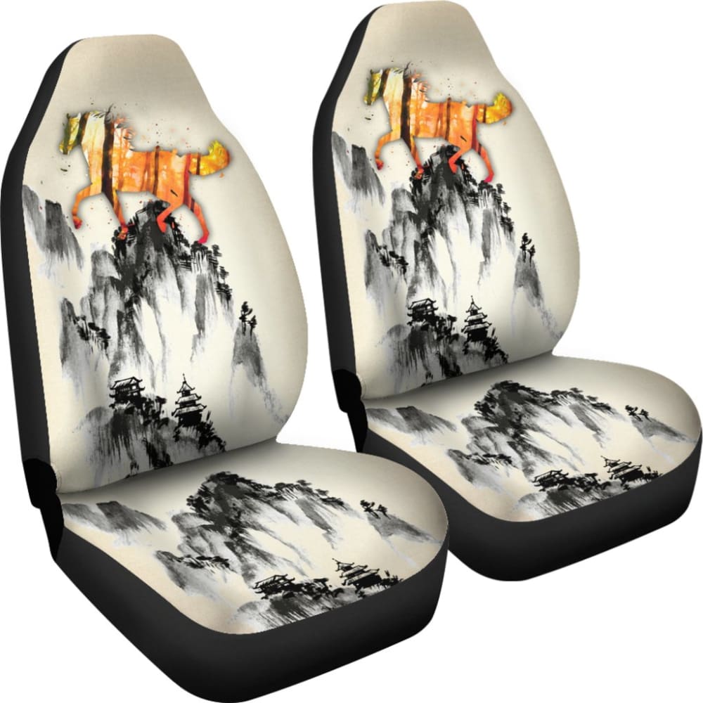 Great Horse Mountain Car Seat Covers 211003