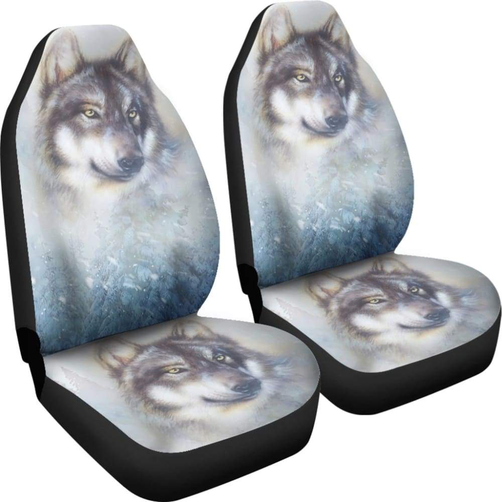 Great Wolf and Snow Car Seat Covers 212302