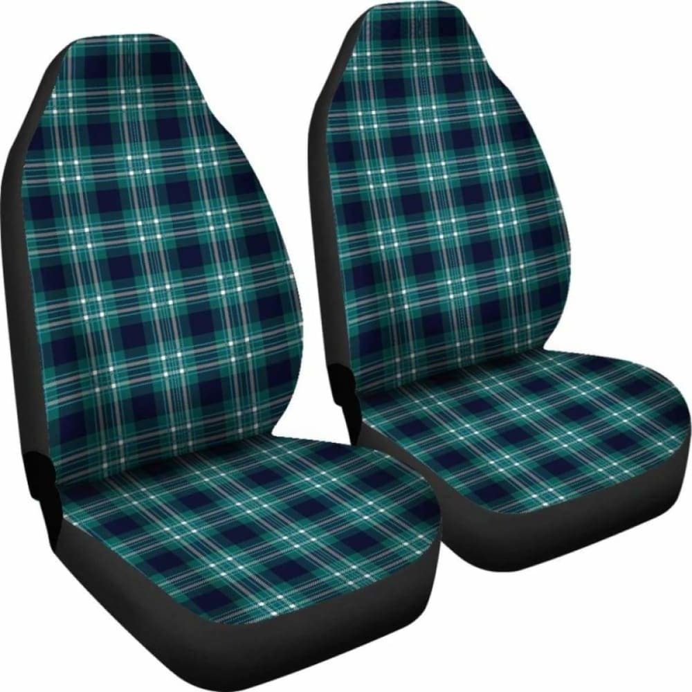 Green Plaid Car Seat Covers 105905 - YourCarButBetter