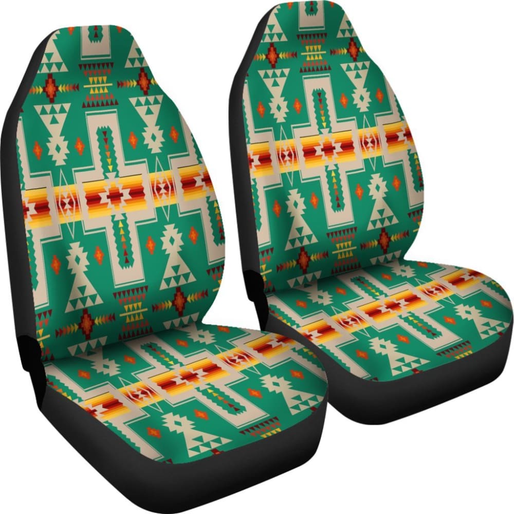 Green Tribe Design Native American Car Seat Covers 093223 - YourCarButBetter