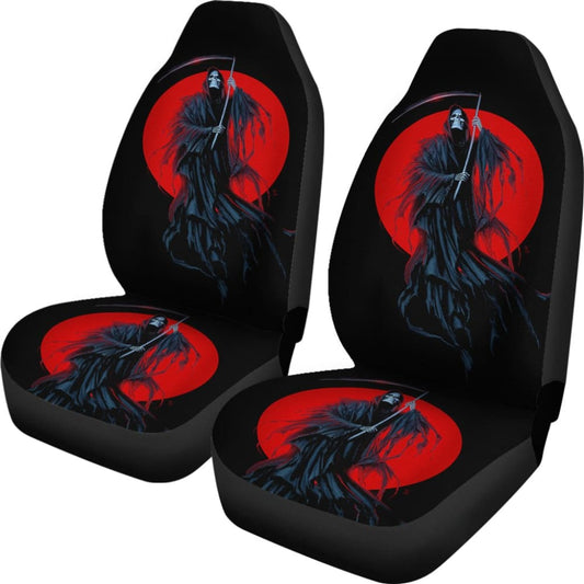 Grim Reaper Red Moon Car Seat Covers 211902