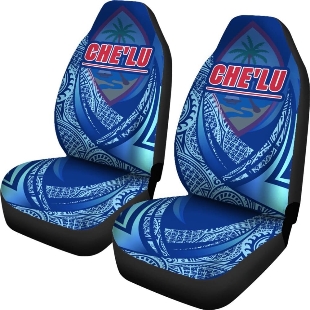 Guam Car Seat Covers - Che’Lu Polynesian Patterns Sport Style - 093223 - YourCarButBetter