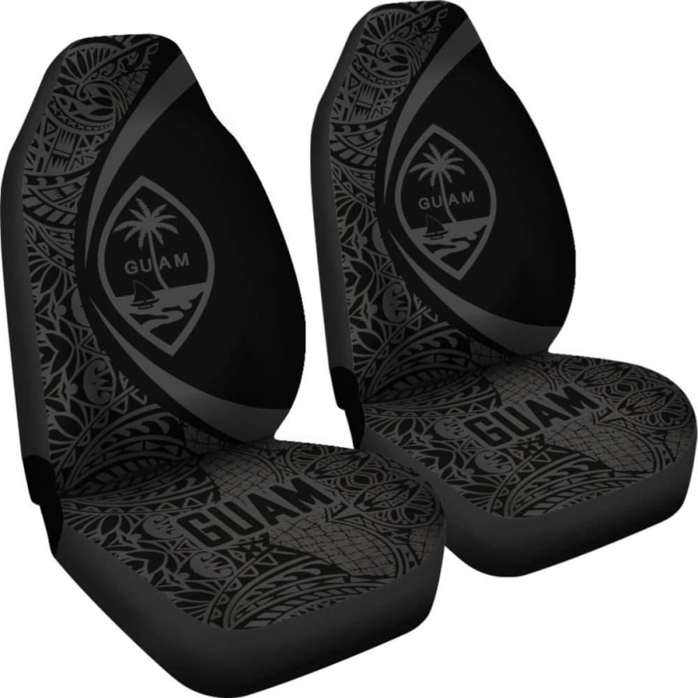 Guam Polynesian Car Seat Covers Circle Style Amazing 105905 - YourCarButBetter