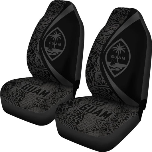 Guam Polynesian Car Seat Covers Circle Style Amazing 105905 - YourCarButBetter