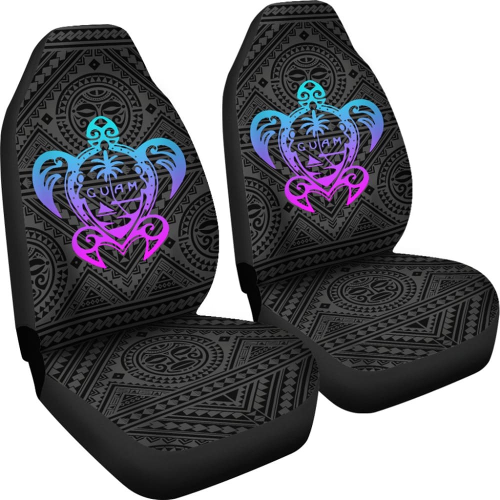 Guam Seal Mix Turtle Car Seat Covers 210803 - YourCarButBetter