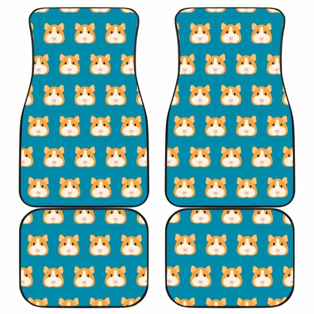 Guinea Pig Pattern Print Design 03 Front And Back Car Mats 221205 - YourCarButBetter