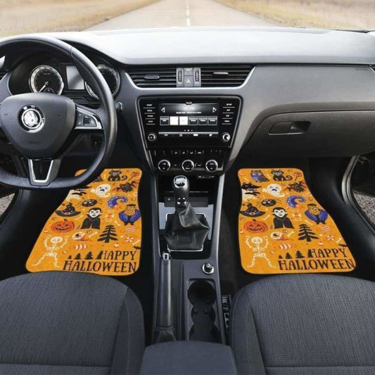 Halloween Car Floor Mats 102802 - YourCarButBetter