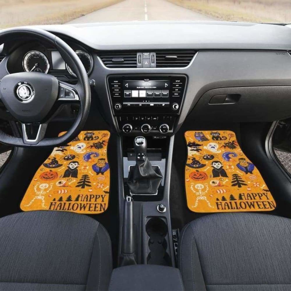 Halloween Car Floor Mats 102802 - YourCarButBetter