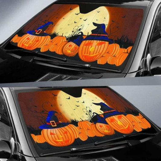 Halloween Car Sun Shade 085424 - YourCarButBetter