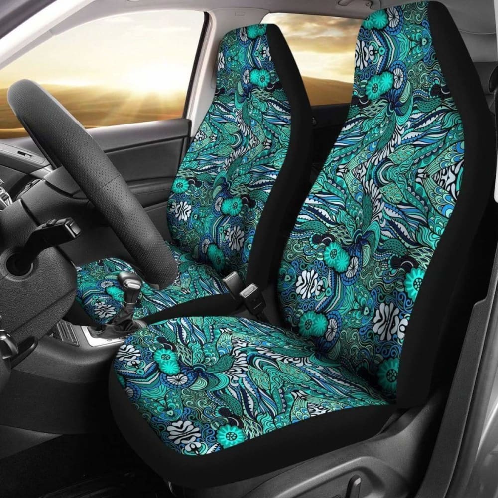 Happy Ocean Car Seat Covers 163730 - YourCarButBetter