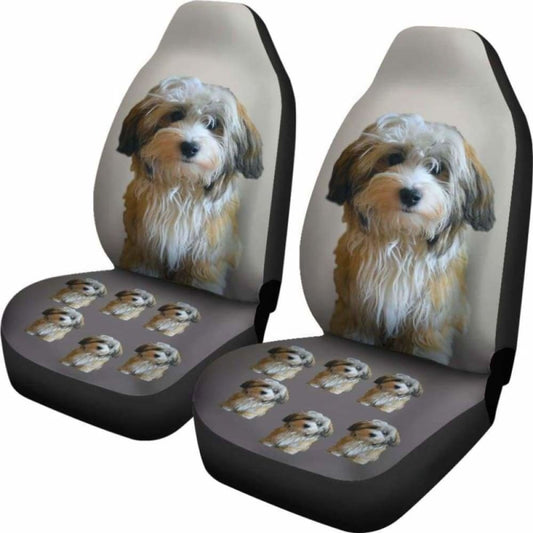 Havanese Puppy Car Seat Cover 195016 - YourCarButBetter