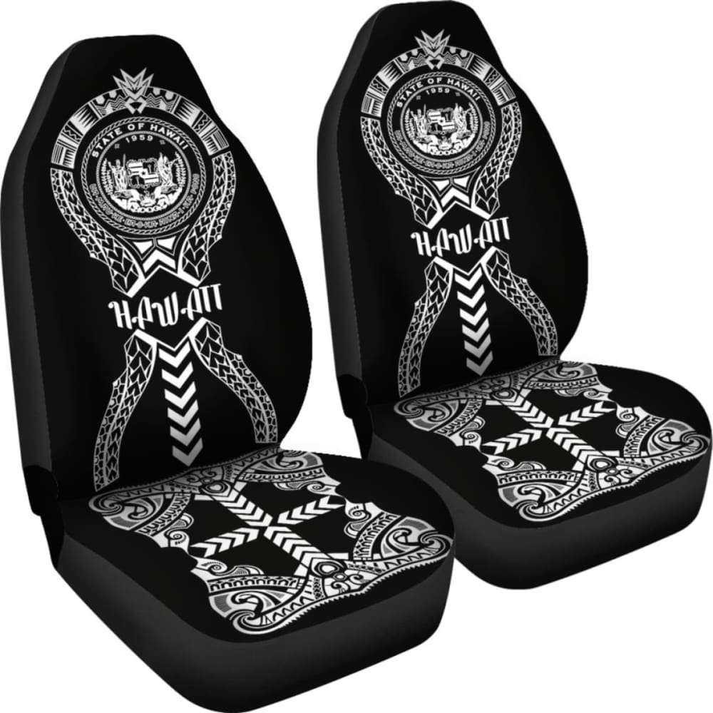 Hawaii Car Seat Covers - Hawaii Seal Polynesian Tribal - 105905 - YourCarButBetter