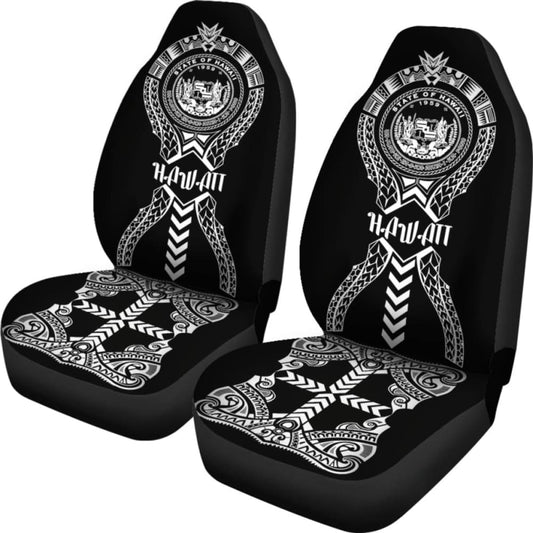 Hawaii Car Seat Covers - Hawaii Seal Polynesian Tribal - 105905 - YourCarButBetter