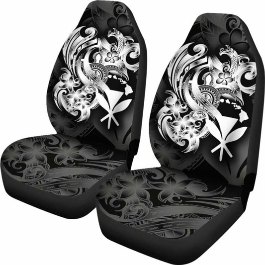 Hawaii Car Seat Covers - White Kanaka Maoli Turtle - New 091114 - YourCarButBetter