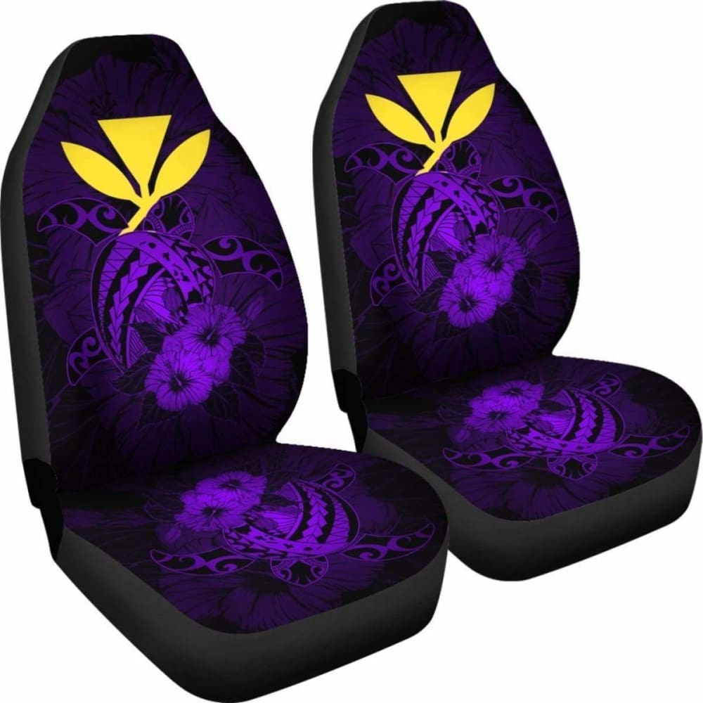 Hawaii Hibiscus Car Seat Cover - Harold Turtle - Purple - New 091114 - YourCarButBetter