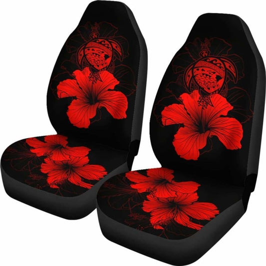 Hawaii Hibiscus Car Seat Cover - Turtle Map - Red - New 091114 - YourCarButBetter
