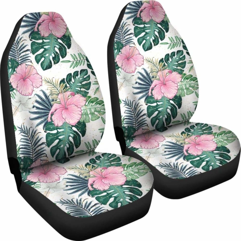 Hawaii Hibiscus Pattern Car Seat Covers 03 - 232125 - YourCarButBetter