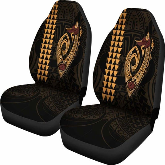 Hawaii Kakau Makau Fish Hook Polynesian Car Seat Covers - Original 105905 - YourCarButBetter