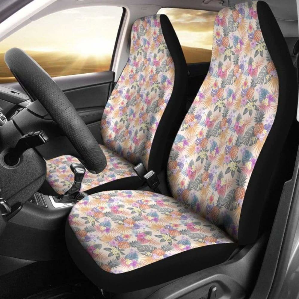 Hawaii Pineapple Tropical Car Seat Covers 5 174914 - YourCarButBetter