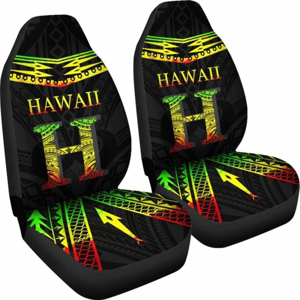 Hawaii Polynesia Car Seat Covers - Hawaii Tribal Style - 105905 - YourCarButBetter