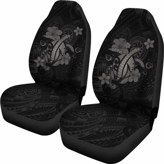 Hawaii Turtle Flower Polynesian Car Seat Covers - Gray - New Awesome 091114 - YourCarButBetter