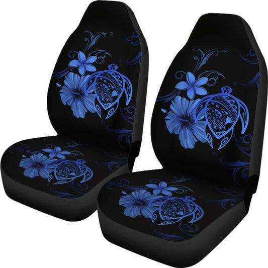 Hawaii Turtle Hibiscus Poly Purple Car Seat Covers - New - Awesome 091114 - YourCarButBetter