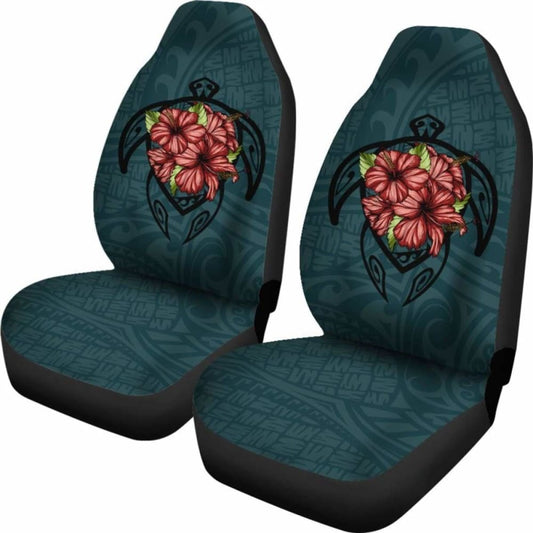 Hawaii Turtle Hibiscus Polynesian Car Seat Covers - New Awesome 091114 - YourCarButBetter
